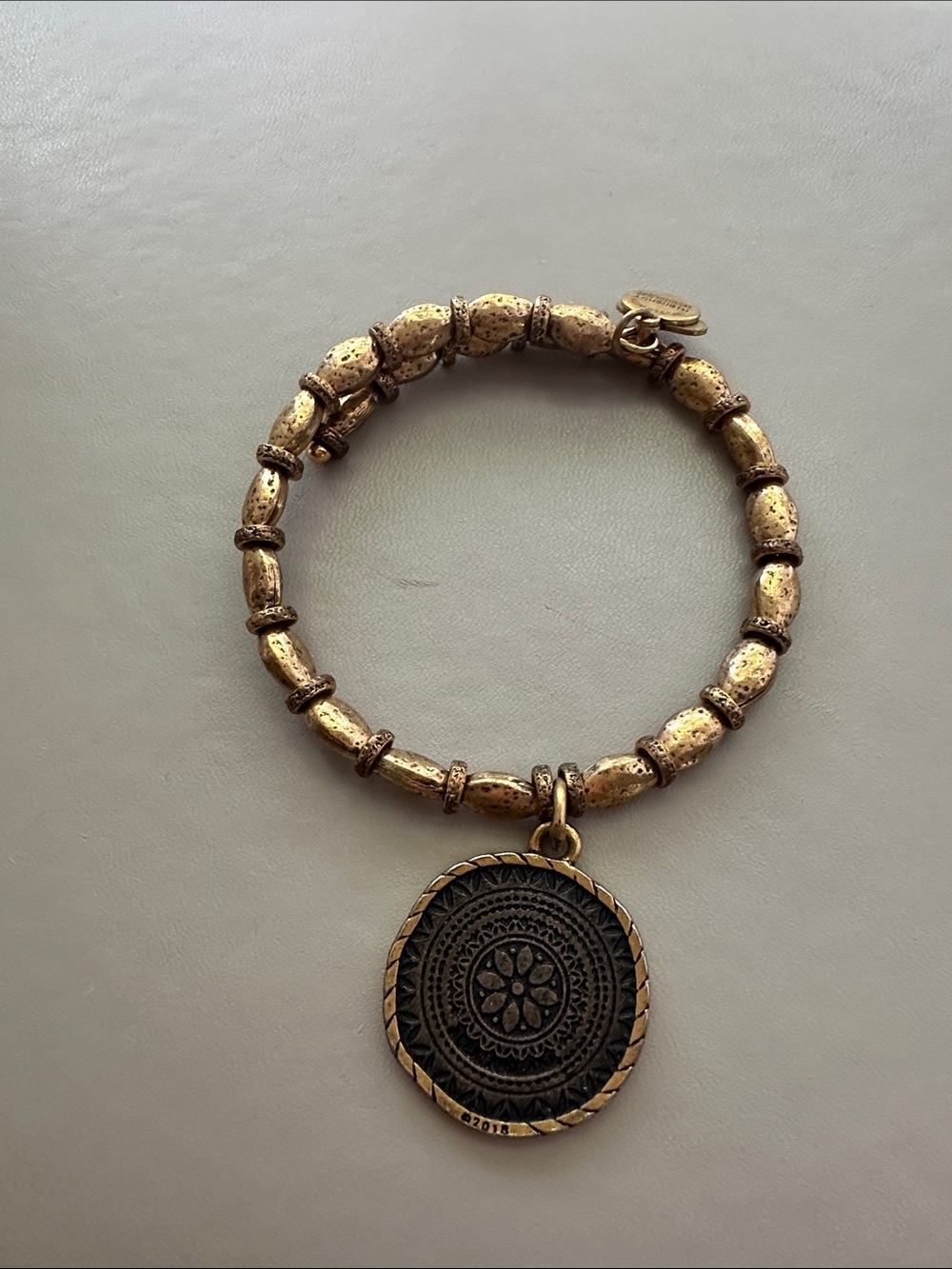 Alex and Ani gold wrap bracelet
